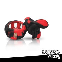 Waxmaid Contenedor Octopus Rojo Negro